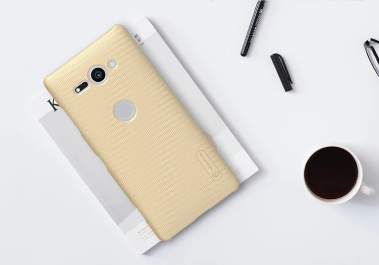 Для sony Xperia XZ2 Compact чехол Nillkin супер матовый защитный жесткий чехол для задней панели ПК для sony XZ2 Mini чехол для телефона+ Защитная пленка для экрана