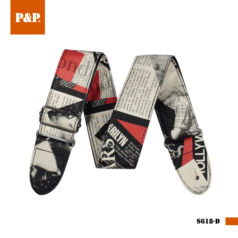 Ремешок для гитары с британским флагом США ремешок электрогитары аксессуары из