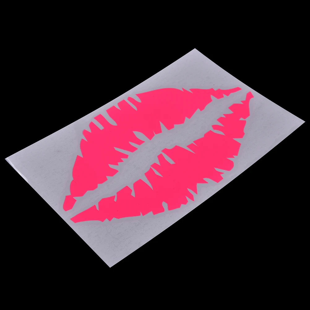 1 шт. пикантные розовые губы автомобиля двигатель Стикеры Декор аксессуар