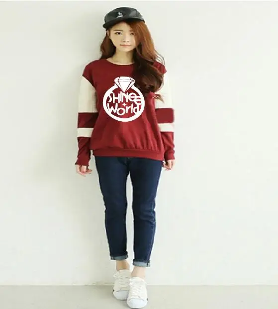 KPOP Shinee/поддерживающие толстовки с капюшоном для фанатов концертов kpop taemin min ho