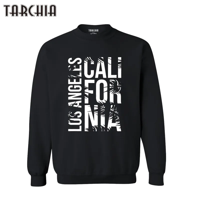 TARCHIA 2021 размера плюс осенний брендовый Повседневный свитшот с принтом Los Angeles