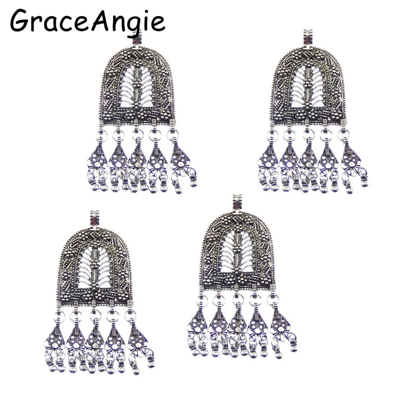 Женская подвеска в виде кисточки GraceAngie богемная из сплава 76*36 мм подвески