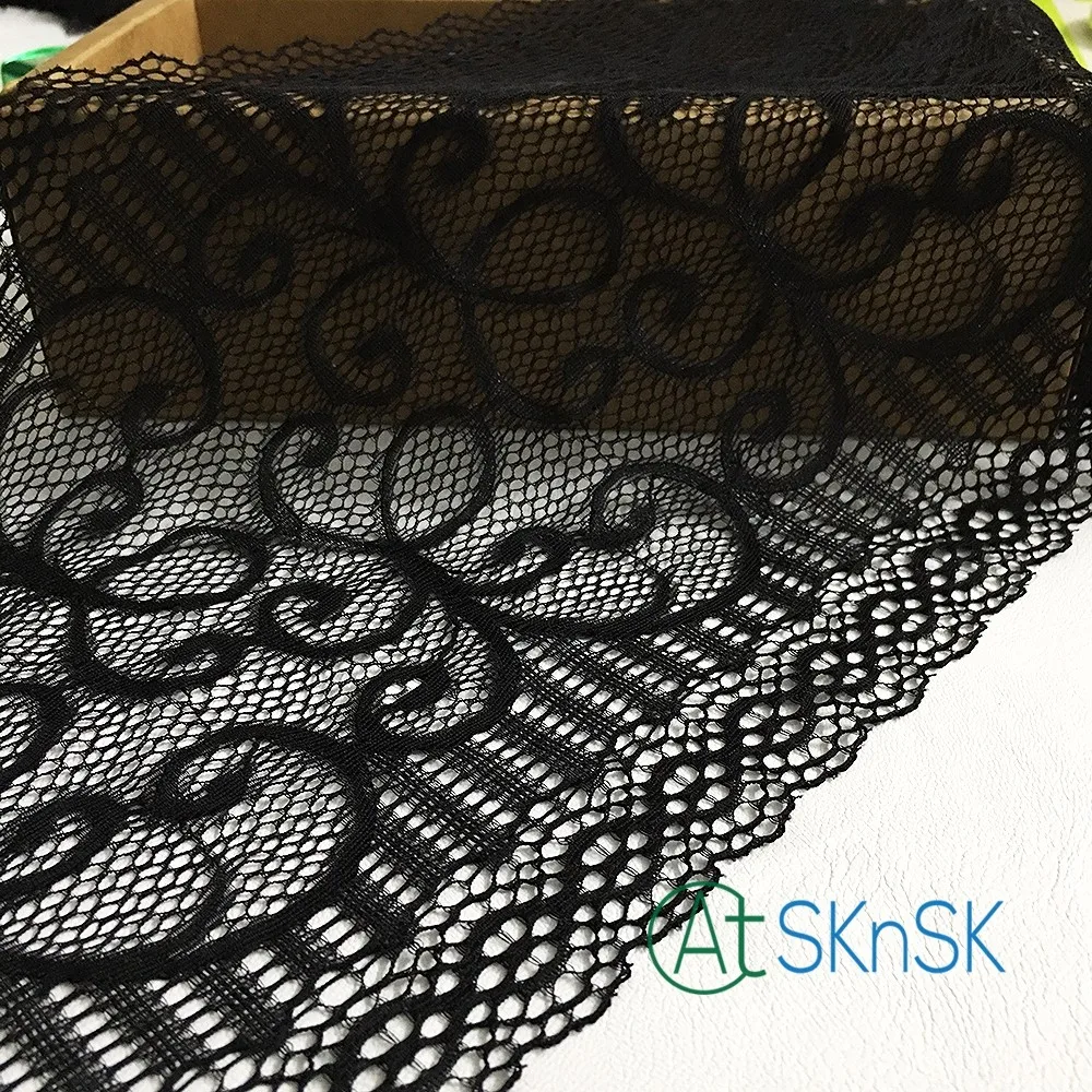 10 ярдов/партия белый черный изысканное кружево с ресничками отделка Вышивка