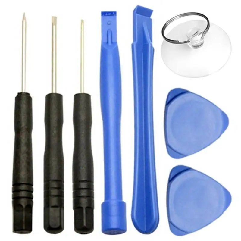 

ALLOET Professional 8 in 1 Mobile Phone Opening Pry Repair Tool Kits Smartphone Screwdrivers Tools Set For iPhone Samsung Xiaomi