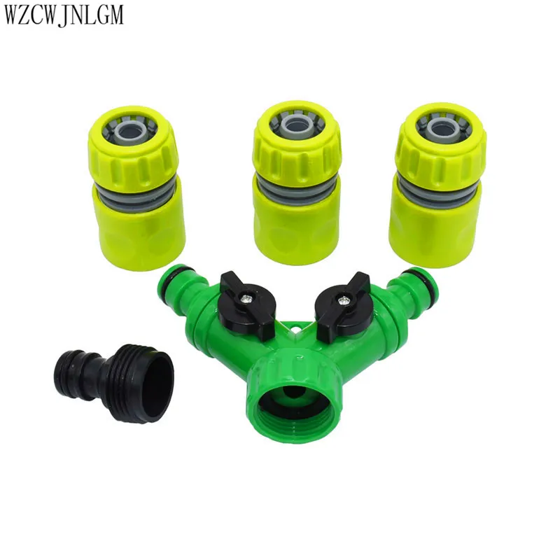 1 комплект сплиттер для садового орошения 3 направления 1/2 дюйма|hose fitting|hose splitter1 hose