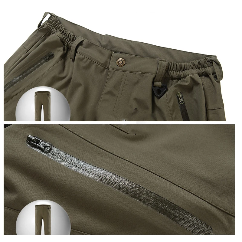 Мужские камуфляжные брюки в стиле милитари летние водонепроницаемые дышащие с