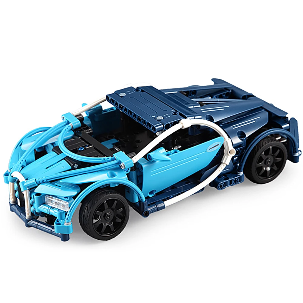 Legoing 419 шт. Building Block дистанционное управление RC Bugatti Дракон модель гоночной машины