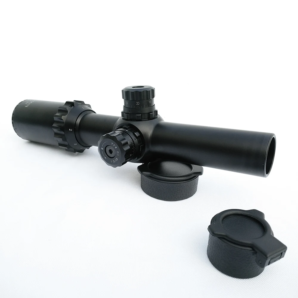 Компактный оптический прицел 1 8x24 для охоты|gun riflescope|illuminated reticleoptic sight |