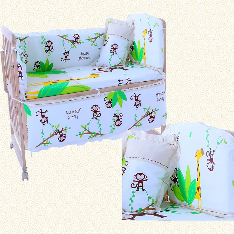 5 шт кровать для новорожденных Комплект детские постельные принадлежности
