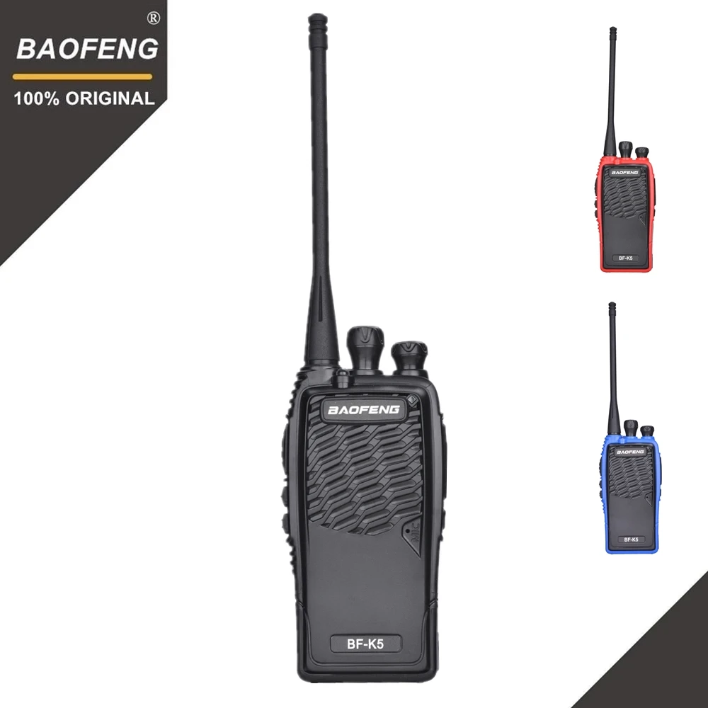 

100% Оригинальные Baofeng рация BF-K5 любительского радио Портативный двухстороннее радио pofung K5 Woki токи Беспроводной Fm Hm трансивер