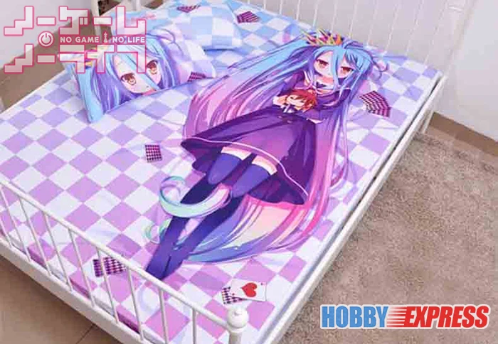 Hobby Express Shiro-без игры нет жизни японская кровать одеяло или пододеяльник с двумя
