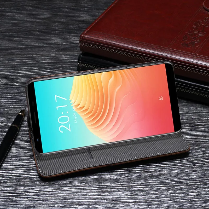 Чехол-накладка Ulefone S9 Pro чехол Роскошный чехол-книжка из искусственной кожи для