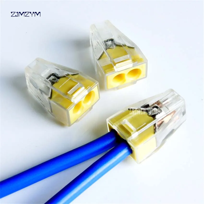 10 шт. PCT 102 разъем проводки для распределительных коробок 2pin проводник
