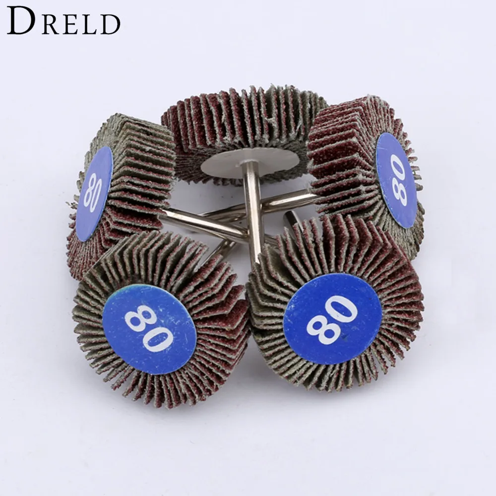 5 шт. Dremel аксессуары шлифование наждачной бумагой лоскут полировки колеса шлифовальный диск набор затвор полировка колеса для вращающихся электроинструментов