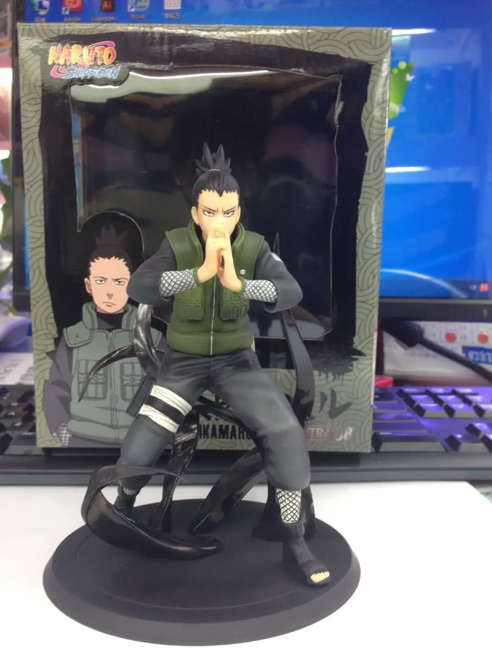 Huong Аниме Наруто 15 см Shippuden Nara Shikamaru ПВХ фигурка Коллекционная модель игрушки