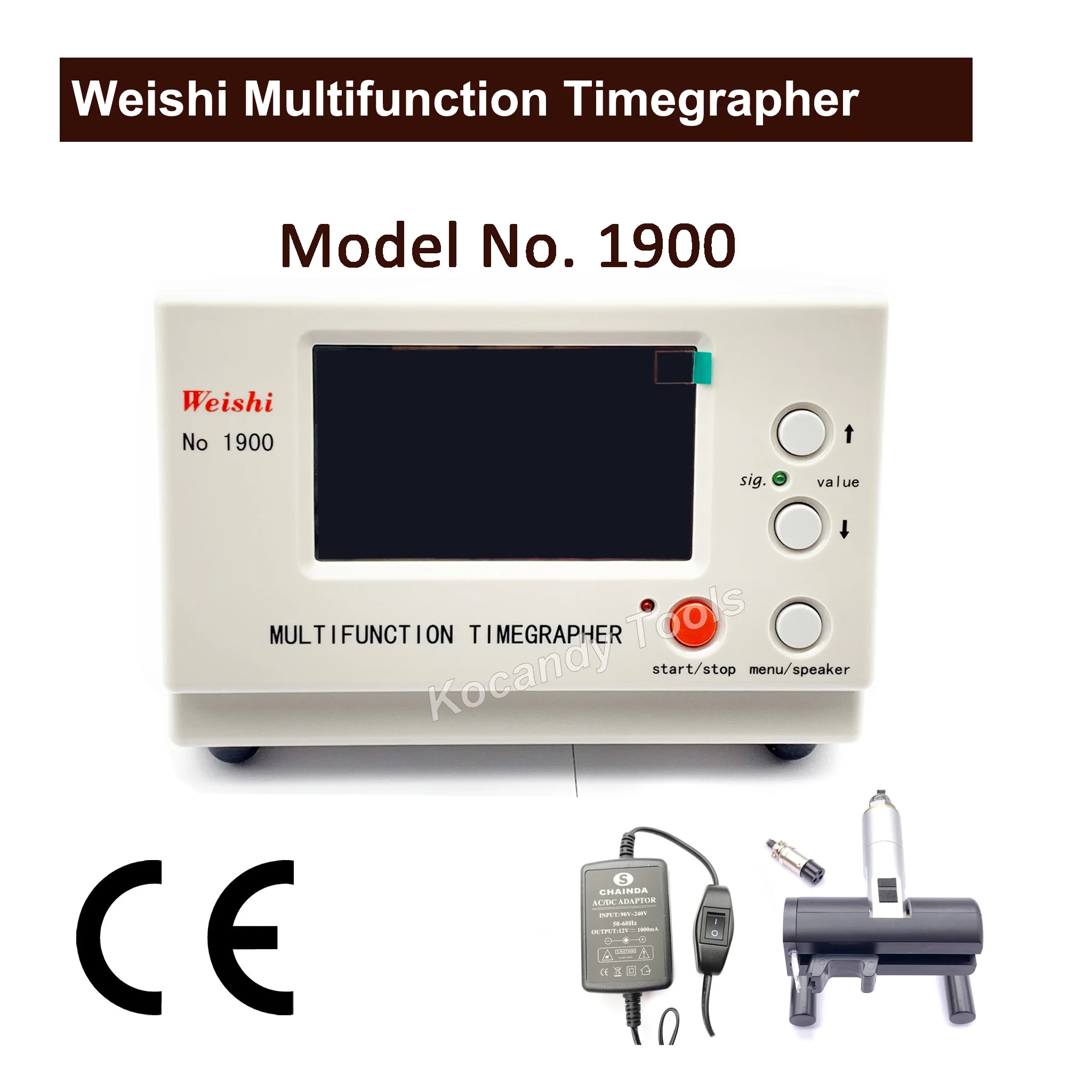 Weishi 1900 Многофункциональный Timegrapher профессиональные часы ремень машина для
