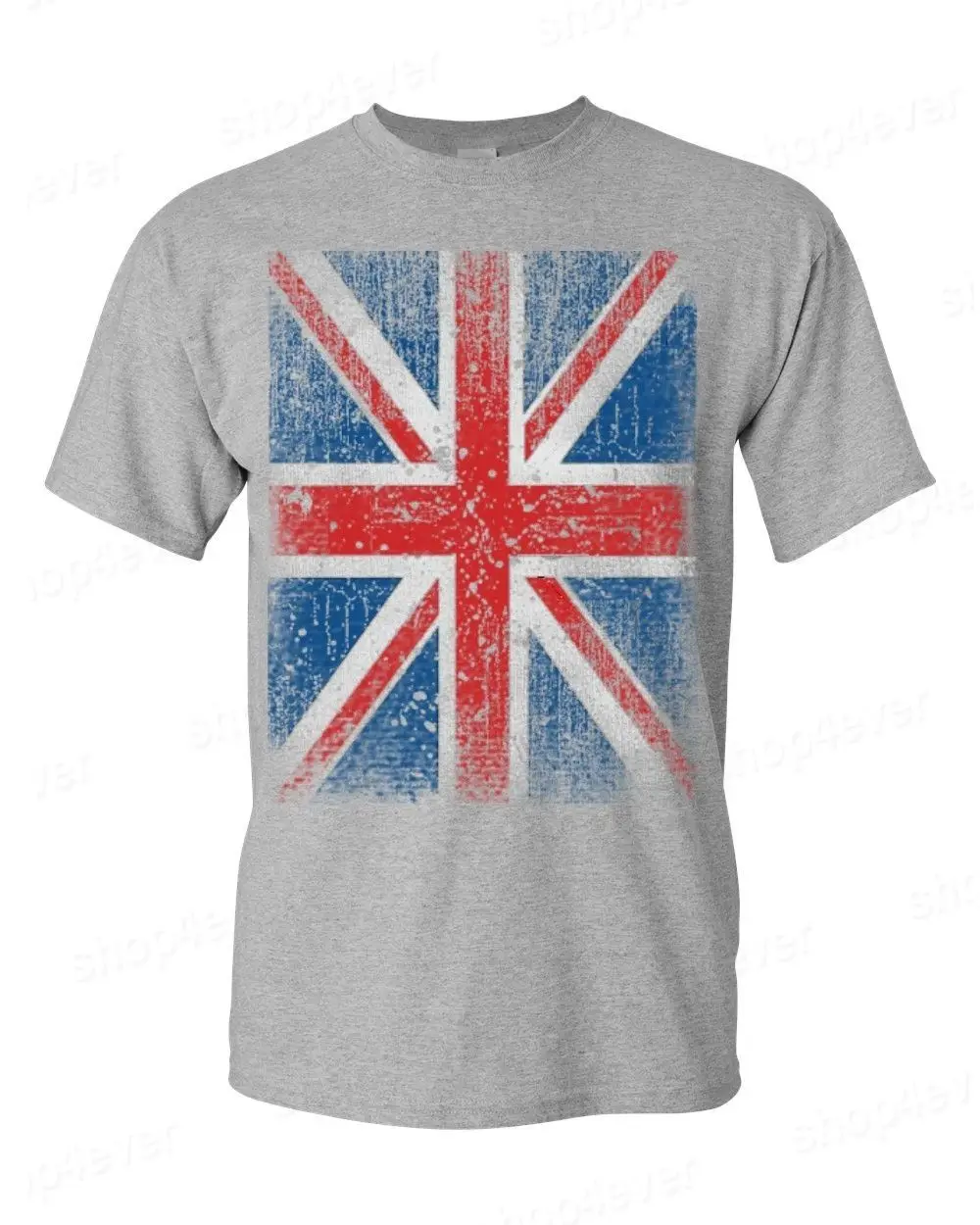 Винтажная футболка с британским флагом Union Jack английская Англия бесплатная