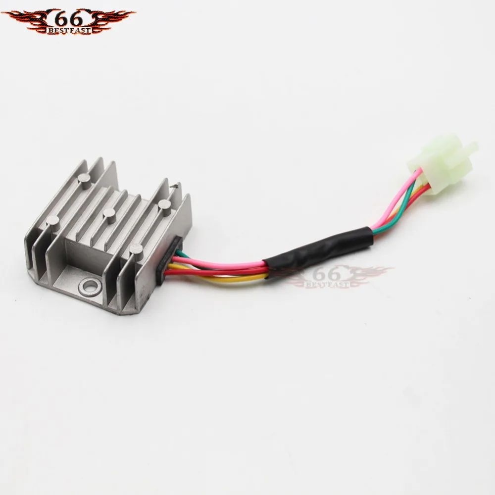 4 проводной регулятор напряжения выпрямитель GY6 150 200 250cc ATV Dirt Bike Мопед скутер