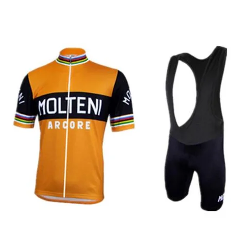 MOLTENI Ropa Ciclismo Ретро Radsportbekleidung blau гель gepolsterte Sommer Kurzen Armeln Hombre Radtrikot Bicicleta Bike|ropa ciclismo