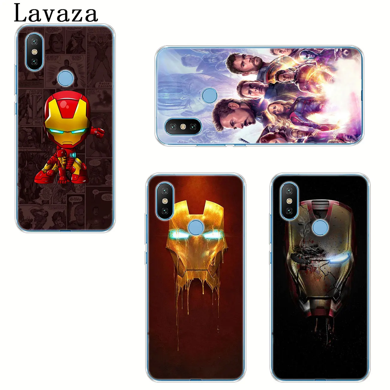 Lavaza с принтом «Железный человек», Железный человек с героями комиксов Марвел, чехол для телефона для Xiaomi Mi 9 9T A3 PRO CC9 CC9E 8 A2 Lite SE A1 pocophone f1 6 6X 5S 5X макс 3 крышка