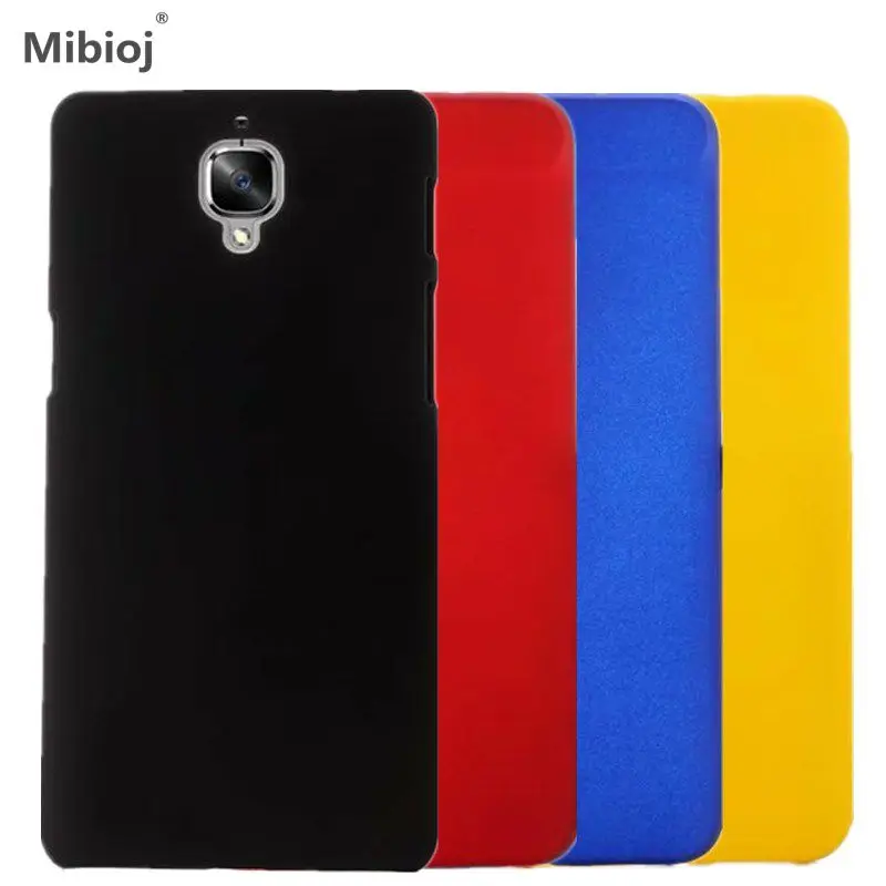 Mibioj ультра-тонкий красочный Резина матовый Пластик Чехол для oneplus 3 телефон В виде