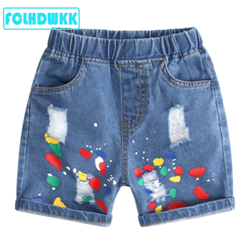 Летние шорты для маленьких мальчиков 10 стилей хлопковые джинсовые девочек и