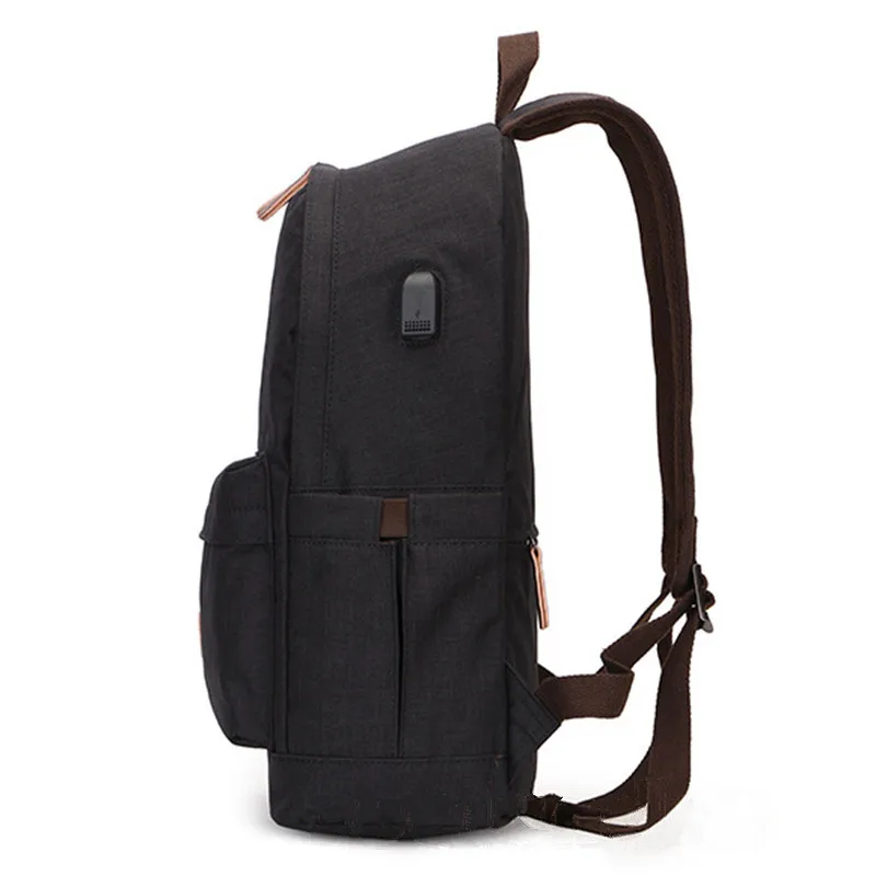 Мужской рюкзак для ноутбука USB большой емкости модные красивые школьные сумки