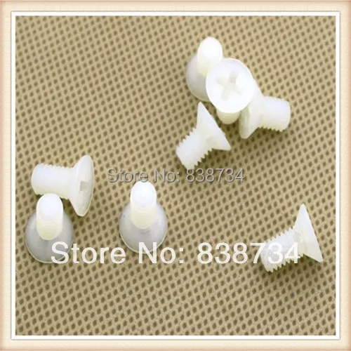 

100pcs China factory m3*12mm flat phillips countersunk plastic screw
