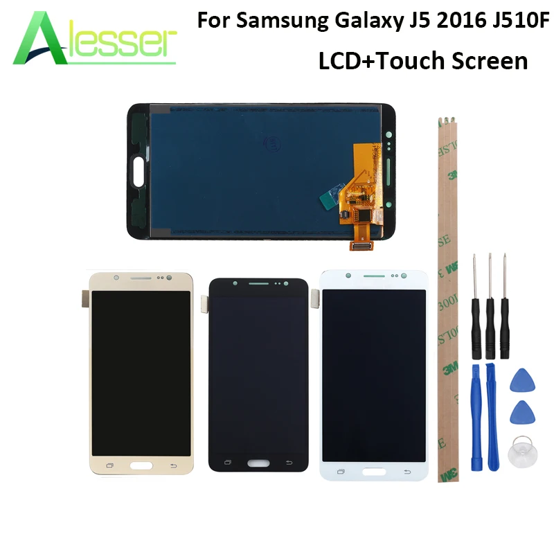 ЖК дисплей Alesser для samsung Galaxy J5 2016 J510F сенсорный экран с регулировкой яркости