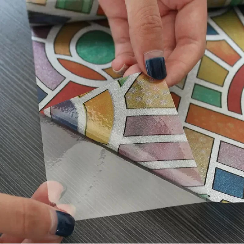 Конфиденциальная пвх пленка наклейка на окна вращающаяся художественная