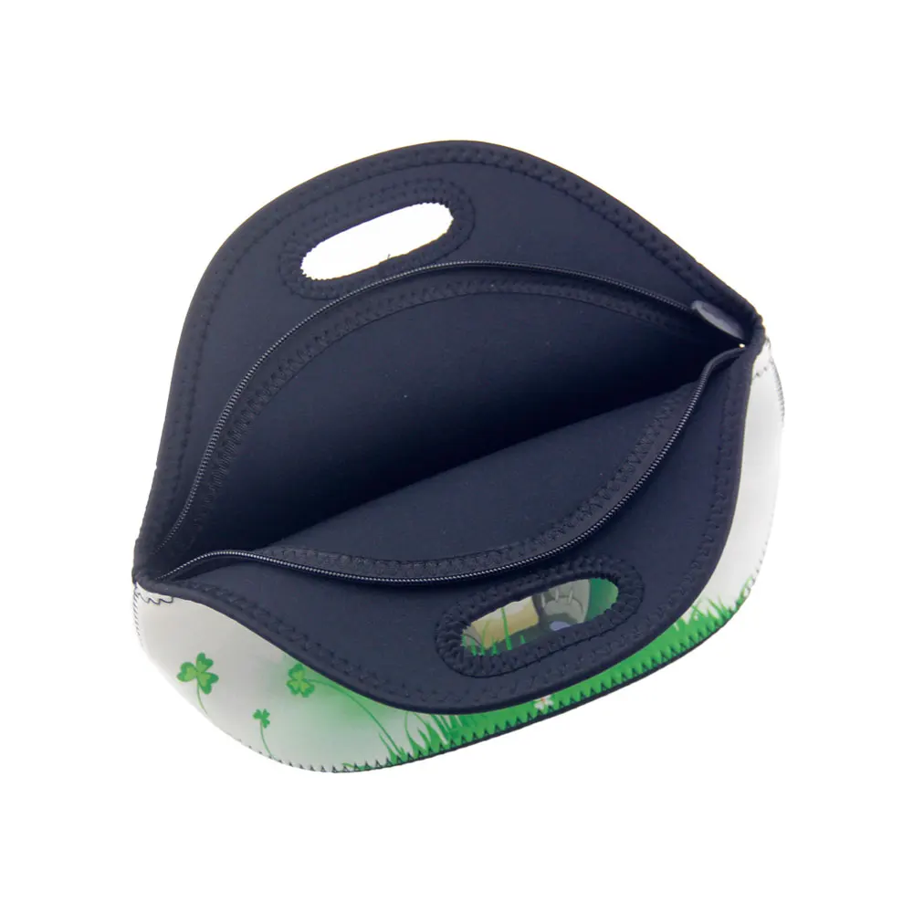 Новое поступление изолированные неопрена обед tote bag сумки закуска Еда контейнер