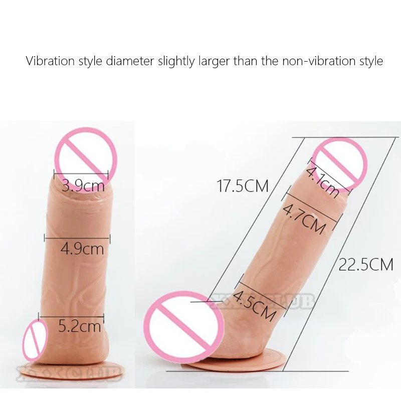 Реалистичный прямой фаллоимитатор очень толстый огромный с присоской большие