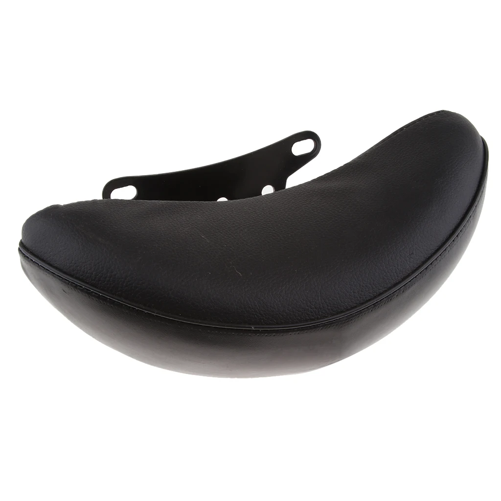 1 Piece 22cm Scooter Motorcycle Leather Rear Passenger Backrest Cushion Back Rest for Motorcycle Scooter Black