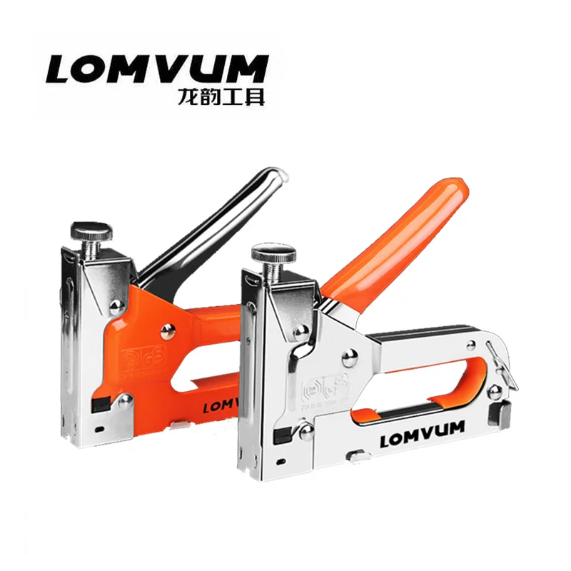 LOMVUM маникюрный штапельный пистолет мебельный степлер деревянная обивка дверей