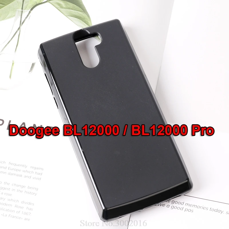Силиконовый чехол для смартфона Doogee BL12000 с защитой от ударов мягкая Задняя
