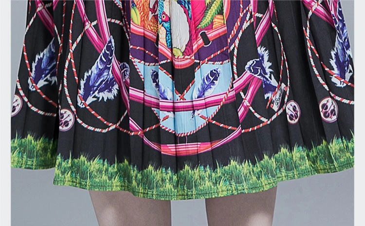 LISER женское летнее плиссированное платье 2019 винтажное с поясом элегантное