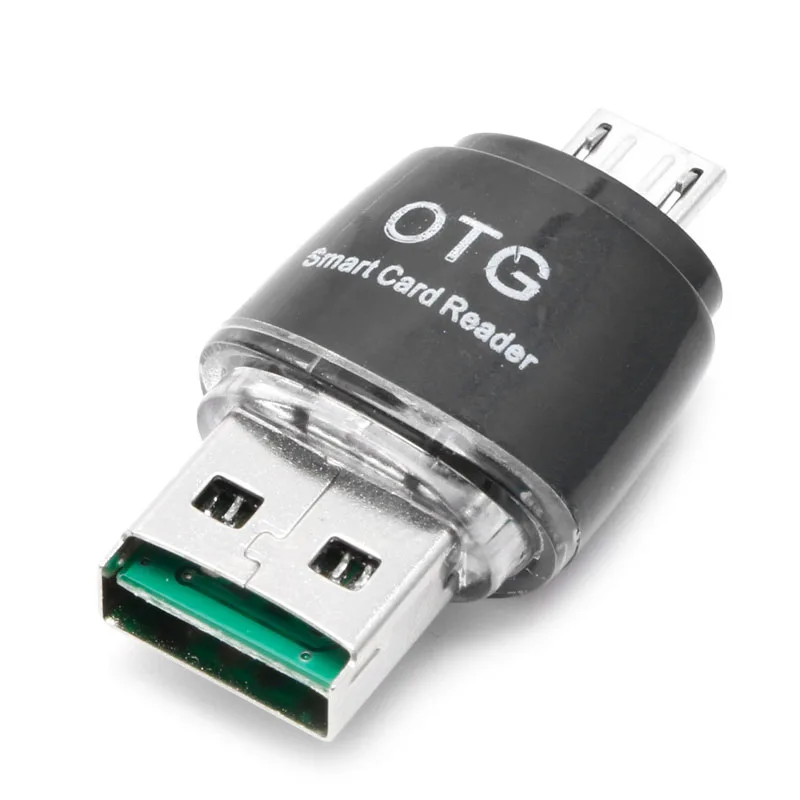 OOTDTY USB адаптер микро OTG к 2 0 TF SD кардридер для Android телефона планшета