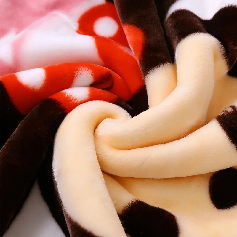 Коралловое Флисовое одеяло тонкое Микки Маус мягкое милое мультяшное Детское