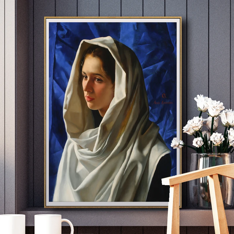 Женская Картина на холсте в стиле ретро настенные плакаты и принты вдохновение