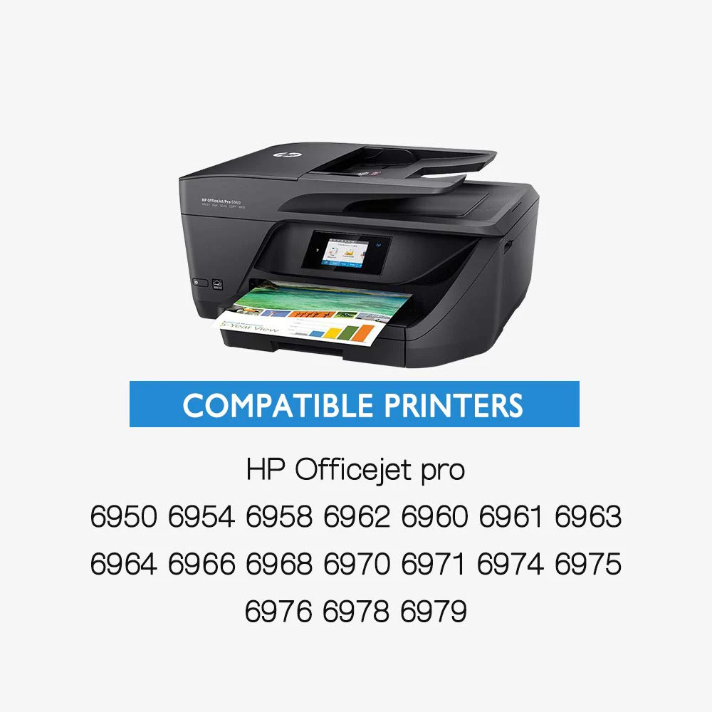 SHIZHI HP 902XL 902 чернильные картриджи совместимость с высоким выходом Officejet Pro 6950 6958 6960