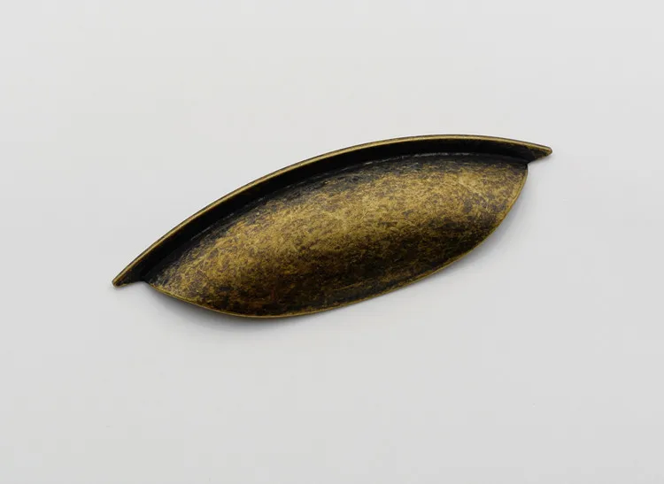 Ручки и ручки в стиле ретро из цинкового сплава черная ручка для ящика