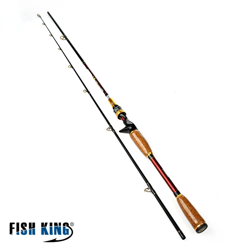 FISH KING карбоновая жесткая рыболовная удочка для приманки брендовая супер 2 1 М/2 4 м