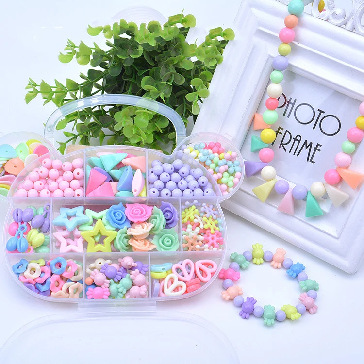 Beads Toys Girl Handmade Wear Necklaces Bracelets Educational Jewelry Making Children Creative Gift | Игрушки и хобби