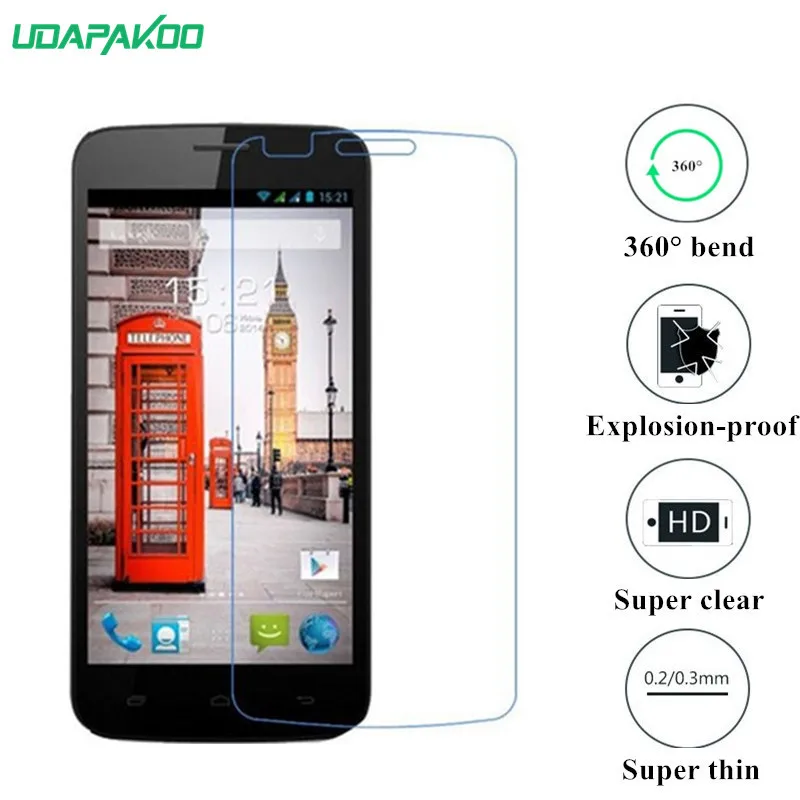 Udapakoo прозрачная закаленная (мягкое стекло) пленка для Fly iQ4409 нано
