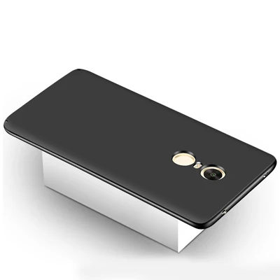 Чехол для телефона бампер ПК Пластиковый Чехол на для Xiaomi Redmi Note 4 4X задняя крышка защитная оболочка Redmi Note 5A Redmi 5 5 Plus чехол s - Цвет: Black