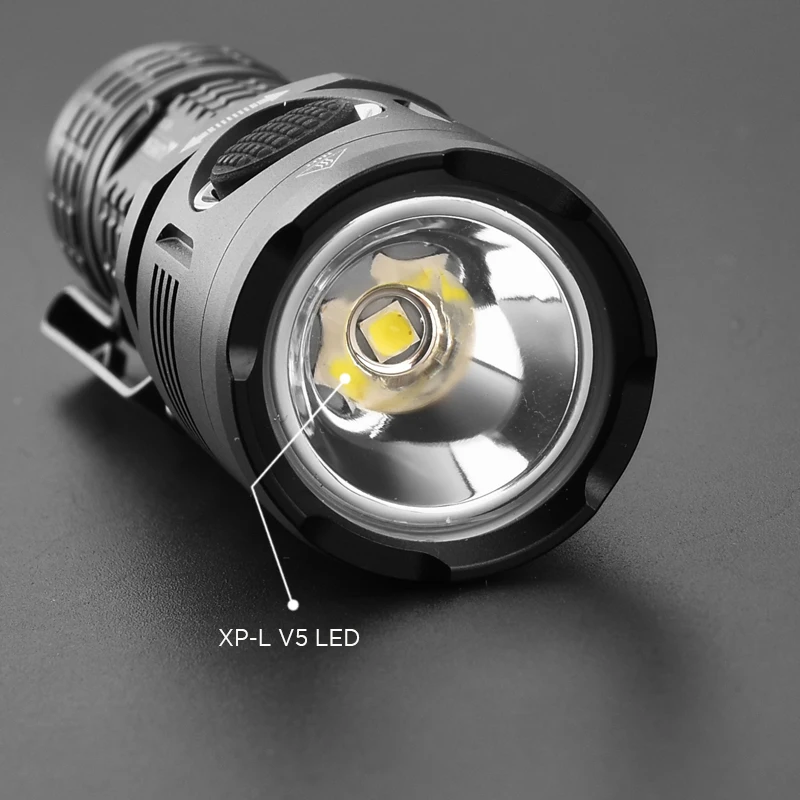 NITENUMEN NE01S XP-L V5 1000LM Перезаряжаемые EDC светодиодный фонарик 18650 фонарь лампа в комплекте 3,7 V 18650 Батарея