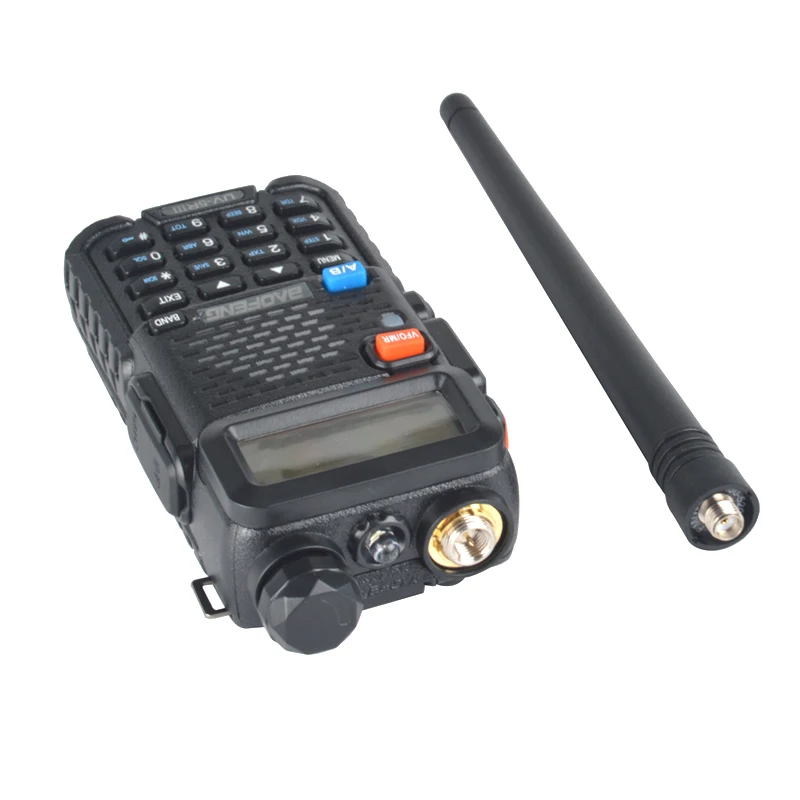 Трехдиапазонная портативная двухсторонняя рация baofeng Walkie talkie UV-5RIII 136-173,975 МГц/200-259,975 МГц/400-519,975 МГц 3 диапазона с наушником