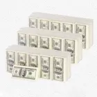 8 упаковок креативных бумажных салфеток 100 долларов НЕОБРАБОТАННАЯ древесная масса для лица тканевый платок Свадьба День рождения одноразовая посуда для вечеринок