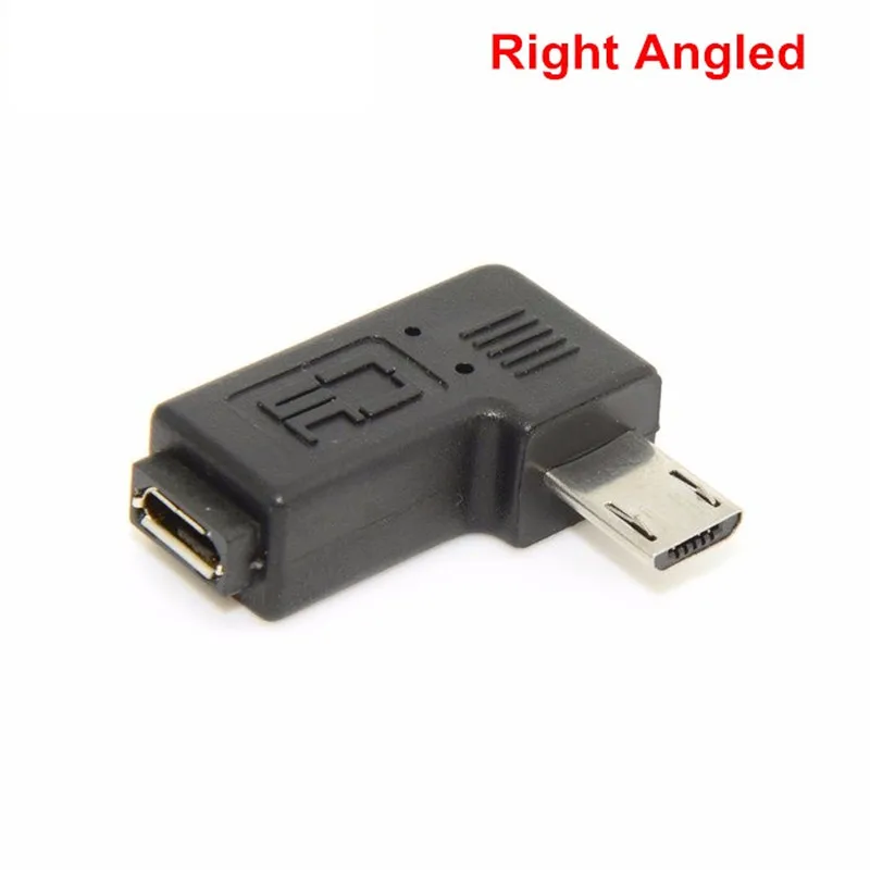 9mm Long plug Connector 90 Degree Right &amp Left Angled Micro USB 2.0 5Pin Male to Female M F Extension connector Adapter | Компьютеры и