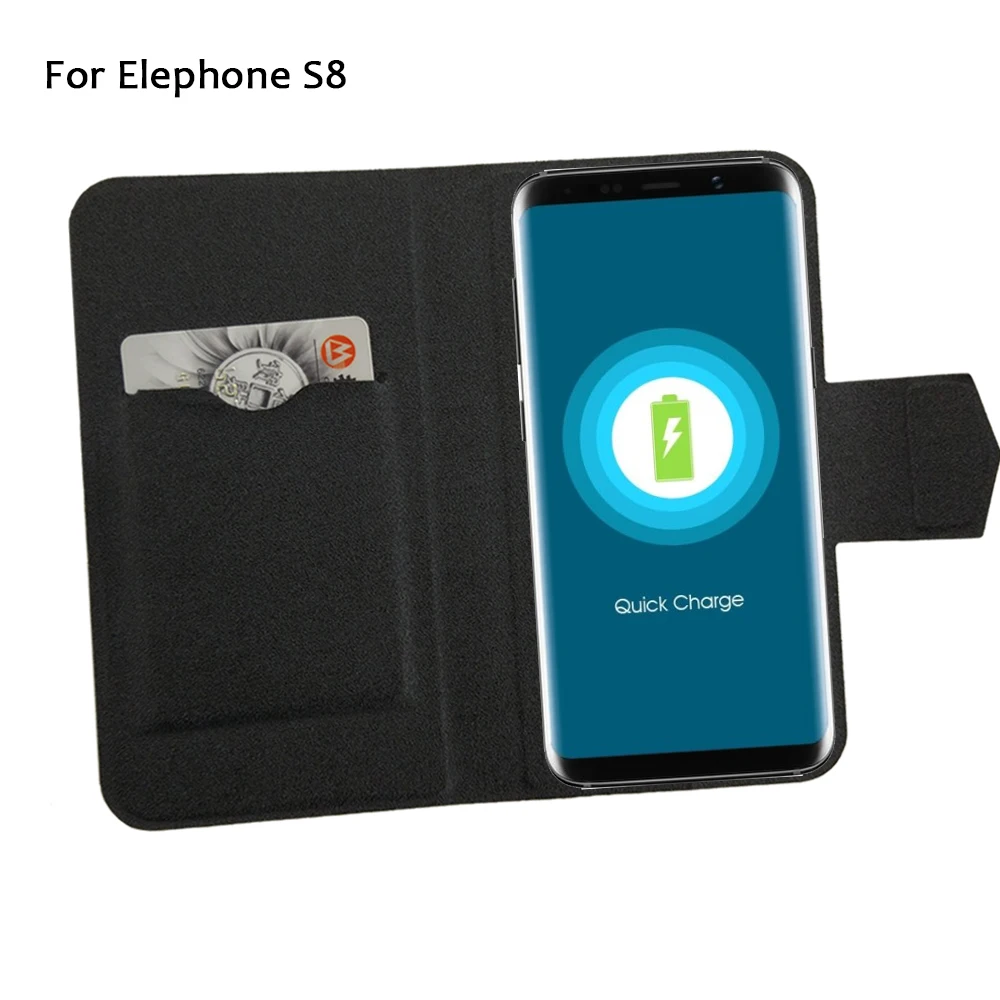 5 видов цветов супер! Кожаный чехол для телефона Elephone S8 2017 модные роскошные